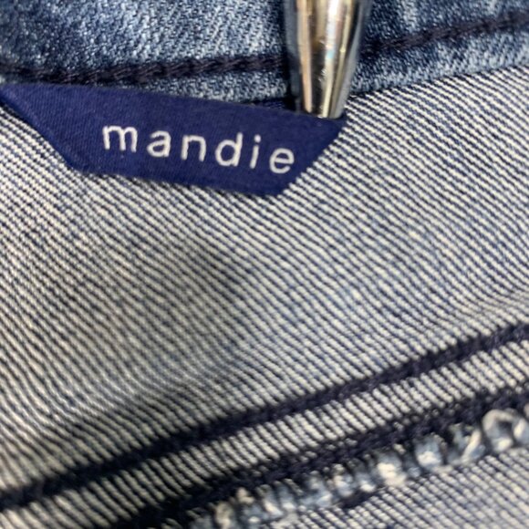 Bandolino Mandie Womens Size 16 Blue Denim High-Rise Straight Leg Jeans - Picture 6 of 10